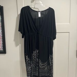 Swimsuits For All Black Sheer Cover-Up